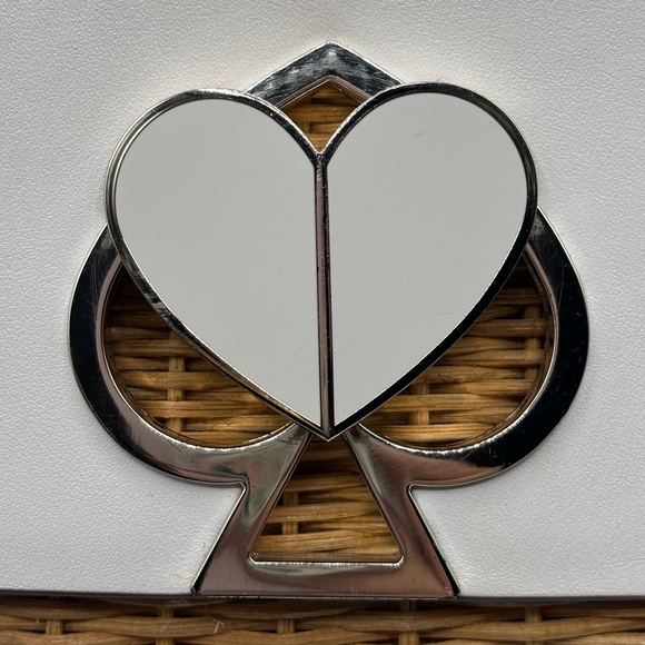 Kate Spade Nicola Turnlock Wicker Crossbody Bag - Picture 7 of 11